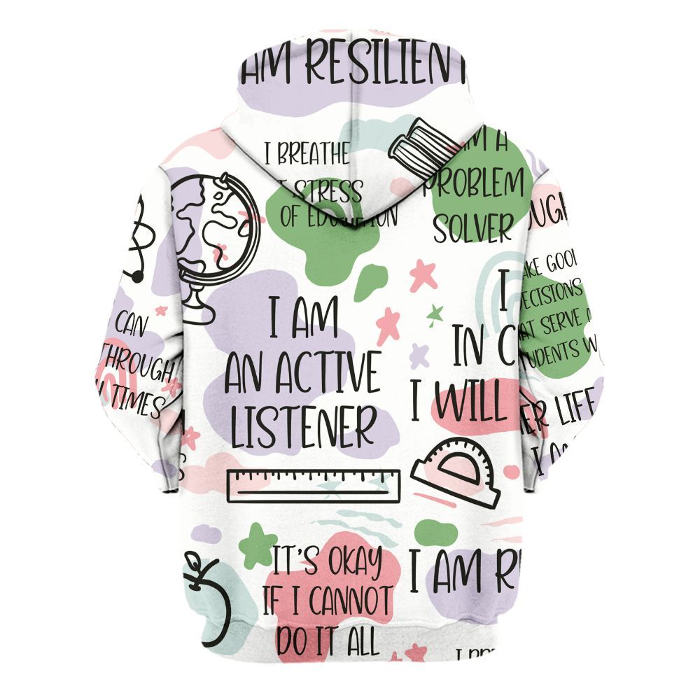 Amare Box Teacher Shirt, Teacher Life, Teacher Affirmation, Teacher Appreciation, Back To School, Graphic Gift Shirt For Teacher Unisex Hoodie