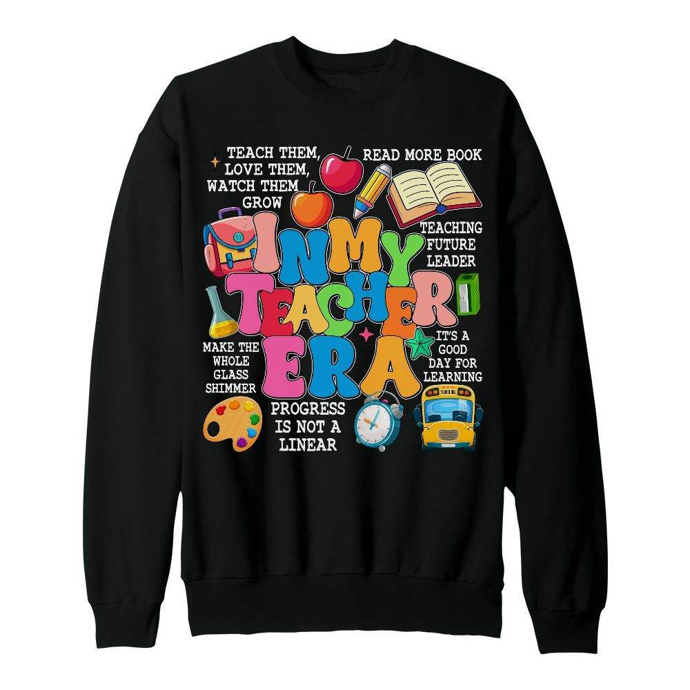 Amare Box In My Teacher Era Shirt, Teacher Era Back To School Shirt, Funny Teacher Eras Quotes Gift Unisex Sweatshirt