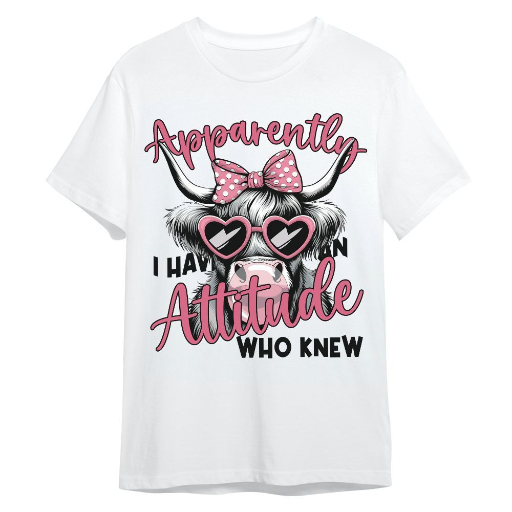 Amare Box Cow Farm Shirt, I Have An Attitude, Funny Cow, Highland Cow, Cow Shirt, Farm Shirt, Vector Gift Shirt For Cow Lover Unisex Shirt