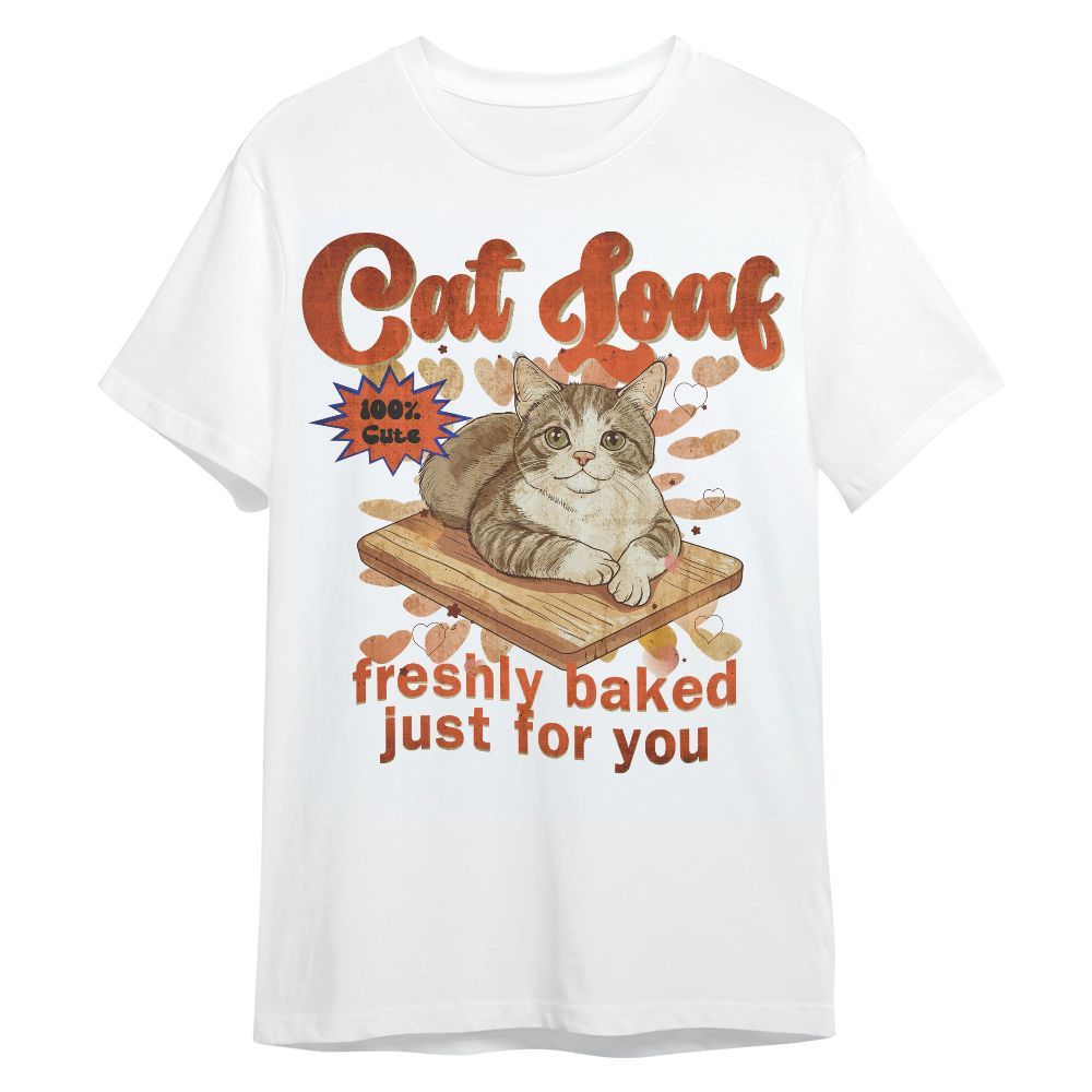Amare Box Vintage Funny Cat Loaf Meme Shirt, Retro Cat Lover Graphic Gift For Fan Cat Unisex Shirt