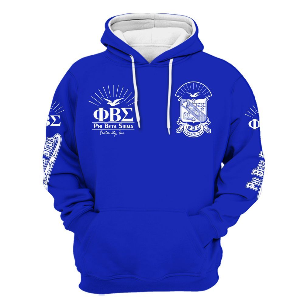 Ireishprint Phi Beta Sigma Shirt, Founded 1914 Royal Blue Shirt Phi Beta Sigma Fraternity Hoodie