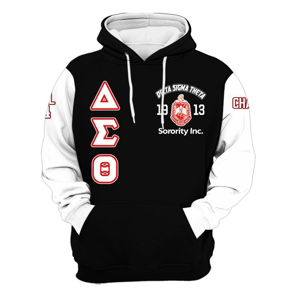 Ireishprint Delta Sigma Theta Custom Chapter Shirt, Delta Sigma Theta Retro Style White Shirt 1913 Sorority Hoodie