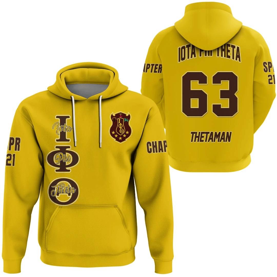 Custom Chapter Iota Phi Theta Gold Hoodie A31