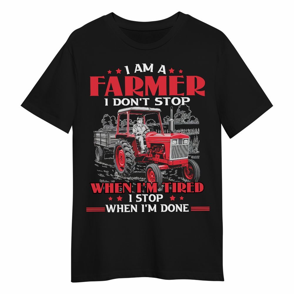 Amare Box Farm Tractor Shirt, I Am A Farmer, Love Tractor, Vintage Tractor, Boy Tractor, Gift For Farm Lover Unisex Shirt
