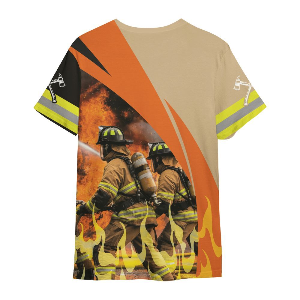 Amare Box Firefighter Shirt, Dramatic Firefighter, Rescue Heroes, Firefighter Apparel, First Responder, Custom Name Gift Shirt For Man All Over Print Unisex Shirt