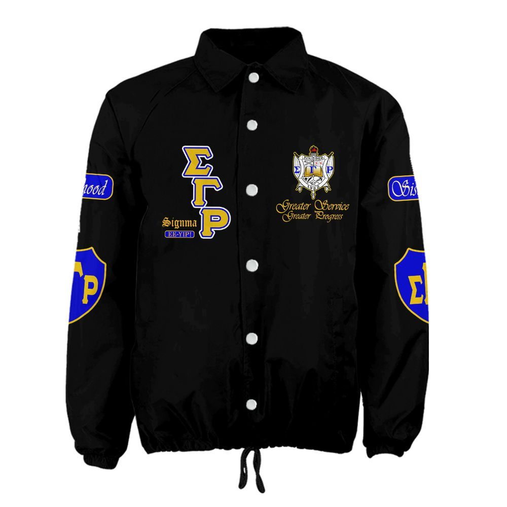 Ireishprint Sigma Gamma Rho Crossing Jacket, Indianapolis Jacket Sigma Gamma Rho Sorority Crossing Jacket