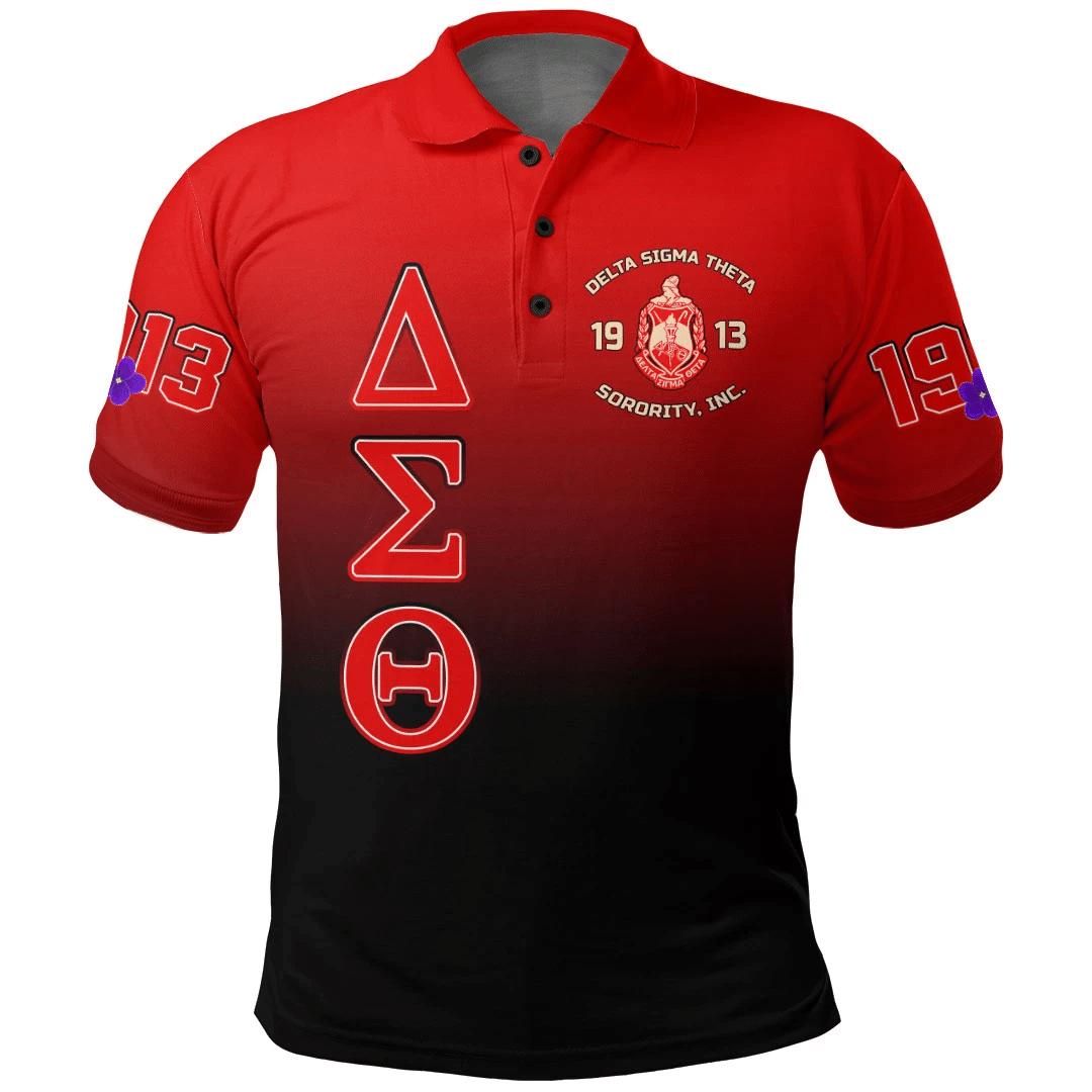 Delta Sigma Theta Gradient Polo Shirts
