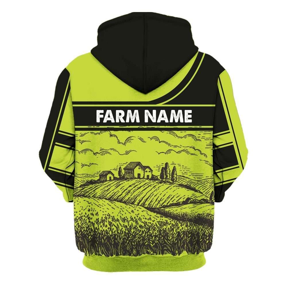 Amare Box Farm Tractor Shirt, Keepin' It RuRal, Custom Name, Farm Name, Love Tractor, Vintage Tractor, Love Farm, Gift For Farm Lover Unisex Hoodie