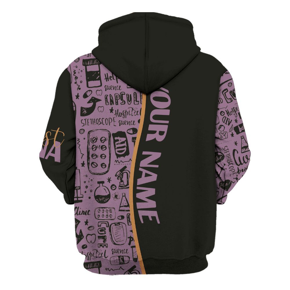 Amare Box Nurse Shirt, Best CNA, Custom Name Shirt, CNA Stuff, Black Nurse, Nurse Clipart, Gift For CNA Unisex Hoodie