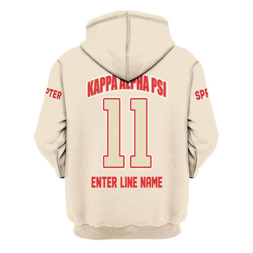 Ireishprint ΚΑΨ Custom Chapter Shirt, Personalized Krimson Kream Shirt 1911 Fraternity Hoodie