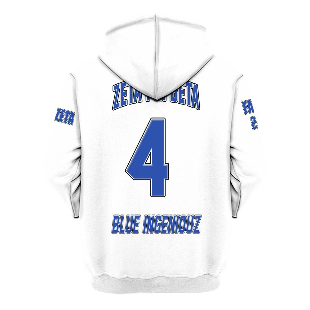 Ireishprint Zeta Phi Beta Custom Chapter Shirt, Personalized Your Z Phi B White Shirt 1920 Zeta Phi Beta Sorority Hoodie