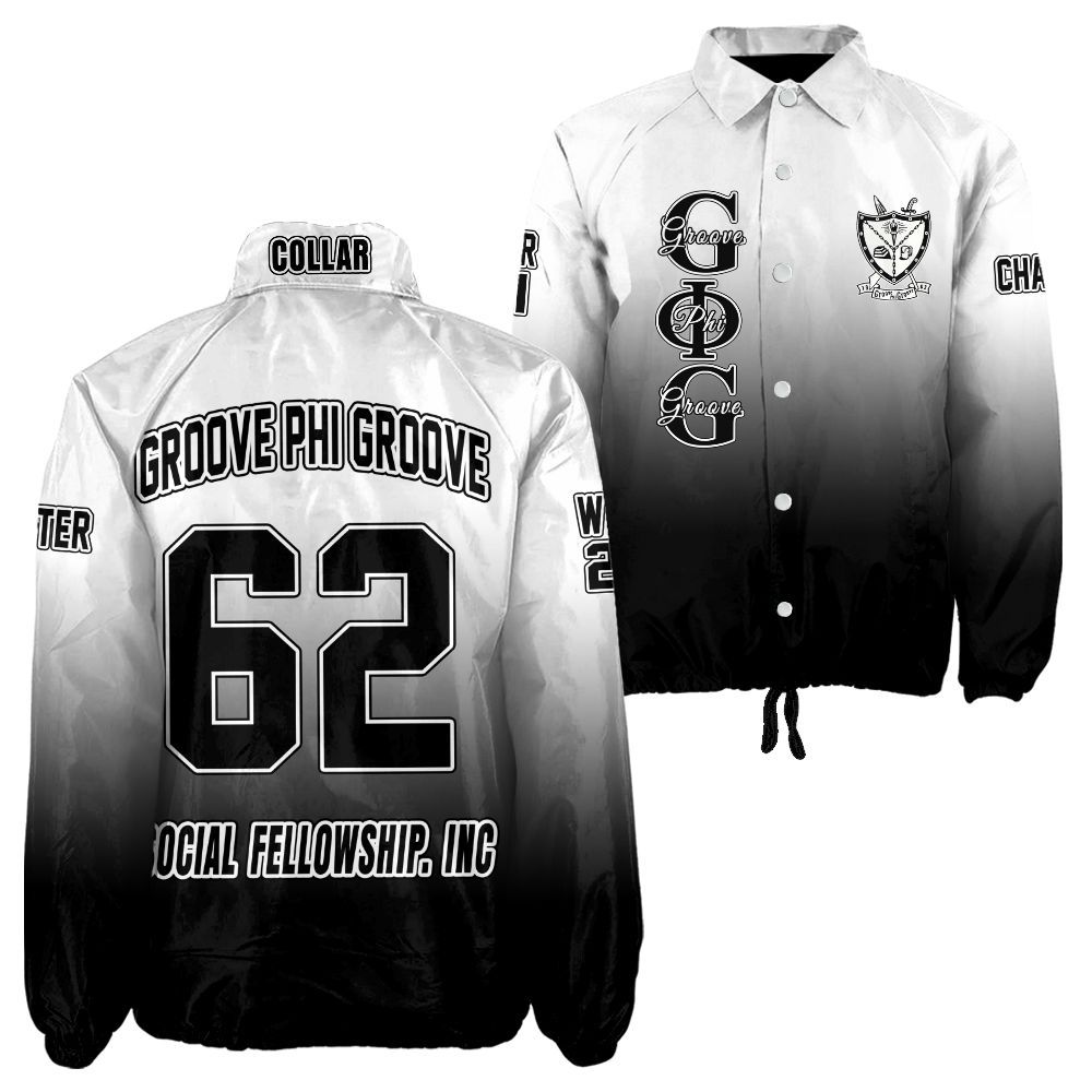 Ireishprint Groove Phi Groove Custom Line Crossing Jacket, Personalized Gradient Black Jacket Groove Phi Groove Crossing Jacket