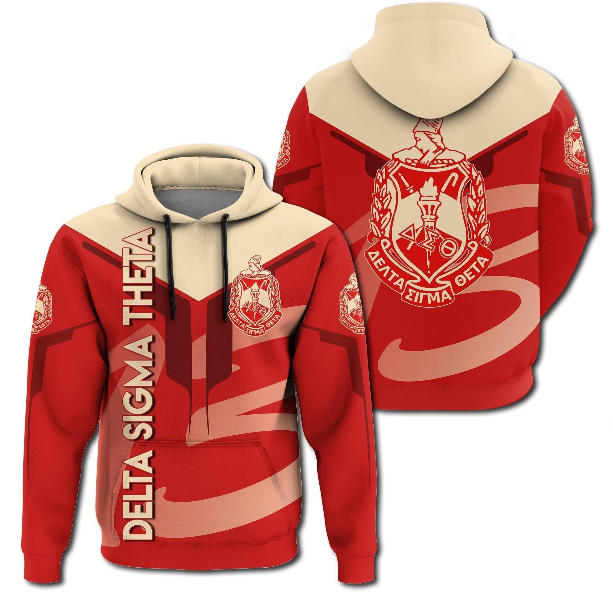 Delta Sigma Theta Hoodie Drinking Style