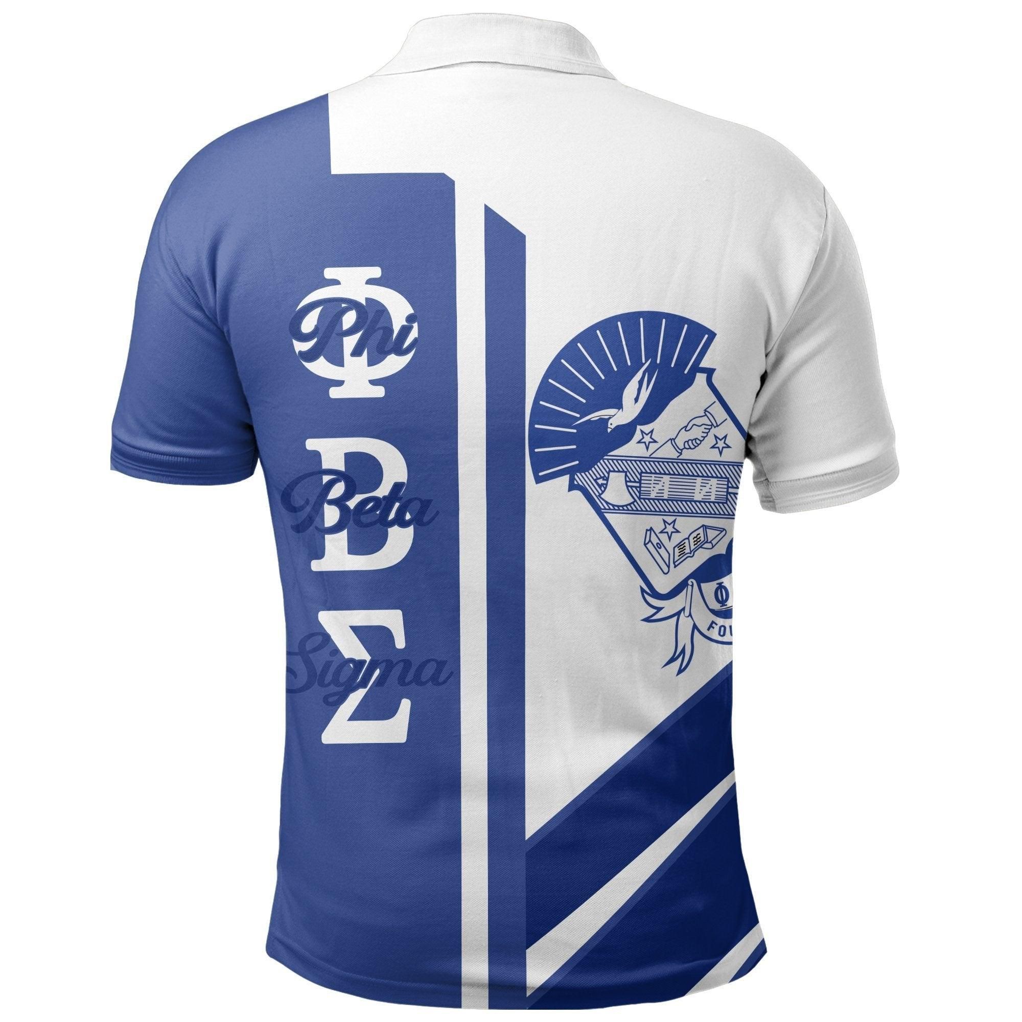 Phi Beta Sigma Half Concept Polo Shirt J0
