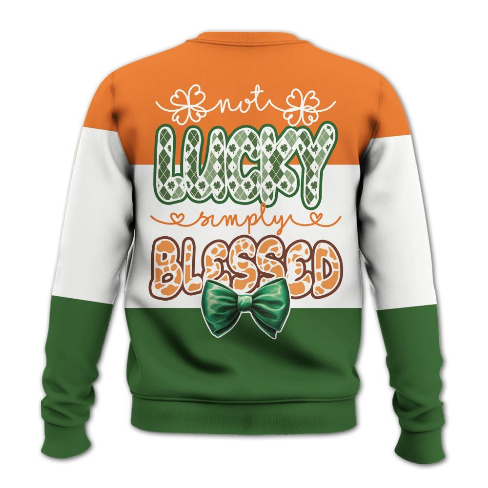 Amare Box Cow Farm Shirt, ST Patrick's Day Cow, Not Lucky Simply Luck, Cute Cow, Lucky Cow, Cow Shirt, Holiday Gift For Cow Lover Knitted Sweater