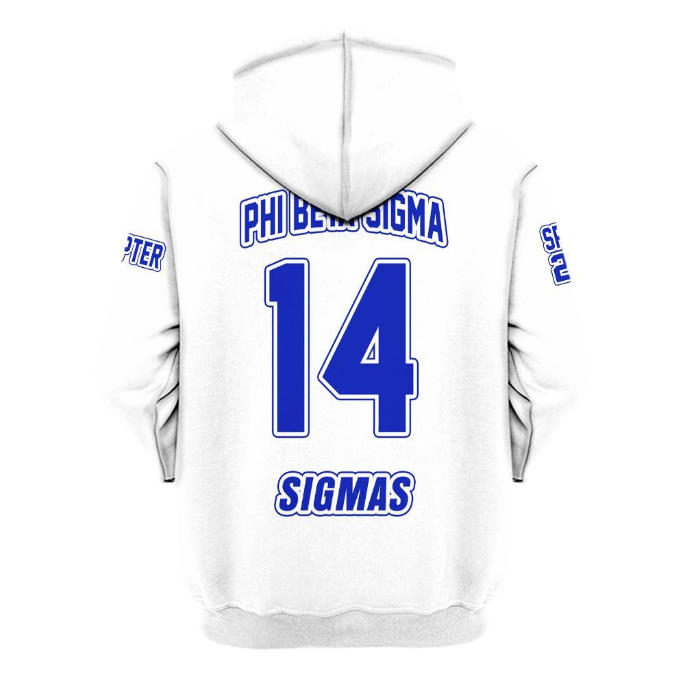 Ireishprint Phi Beta Sigma Custom Chapter Shirt, Personalized White Royal Blue Shirt Phi Beta Sigma Fraternity Hoodie