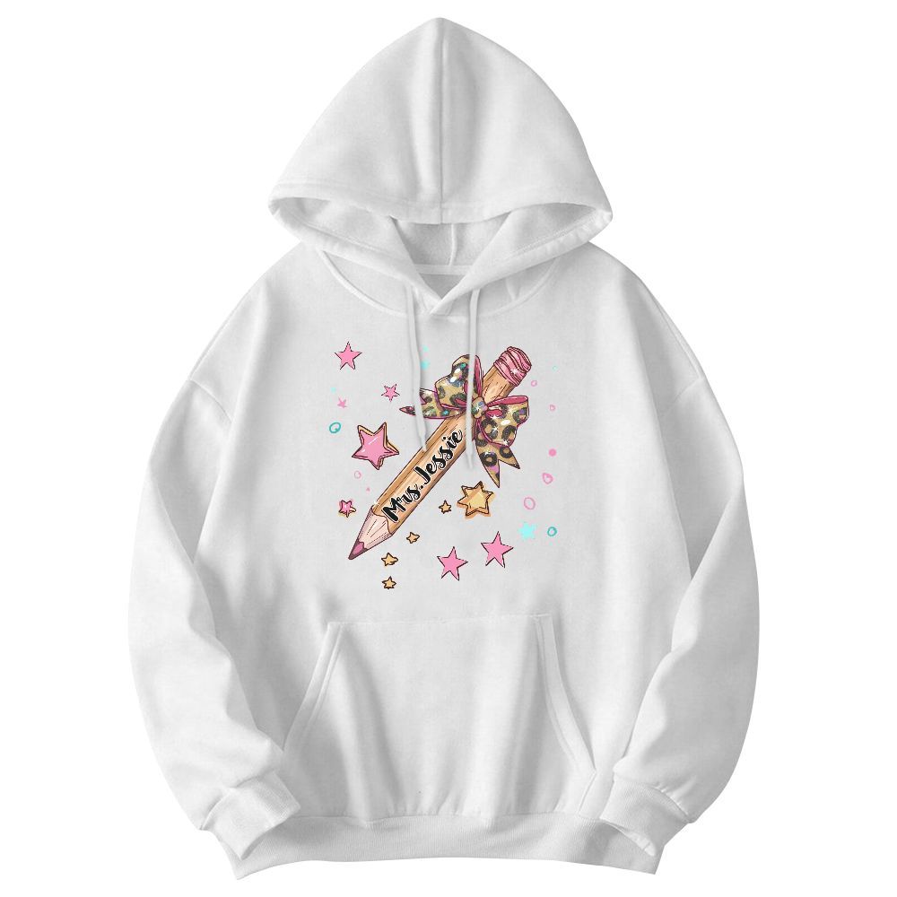 Amare Box Back To School Coquette Bus Custom Shirt, Cute Pastel, Retro Kids Funny First Day School Elementary School Unisex Gift Unisex Hoodie