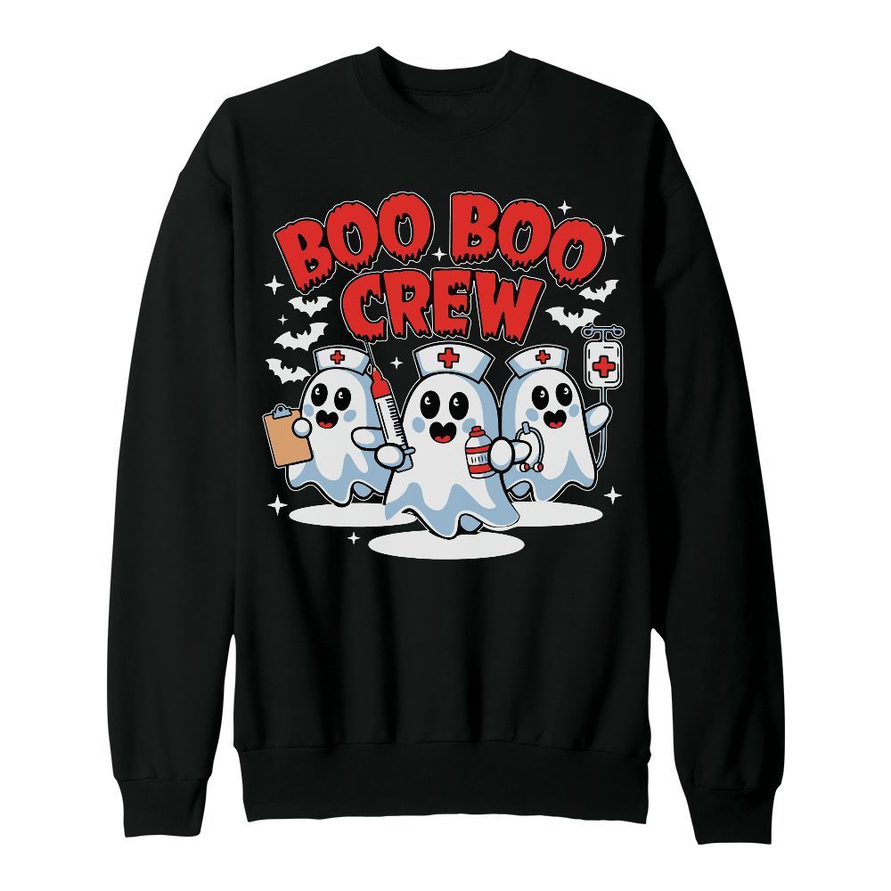 Amare Box Boo Boo Crew, Thanksgiving Nurse, OT Shirt, Physical Therapy, Halloween Nurse Cute Gift Unisex Sweatshirt