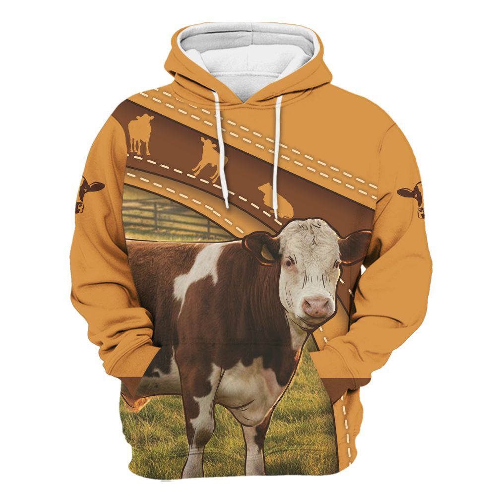 Amare Box Farm Shirt, Country Cow On The Dairy Farm, Cute Farm Cow, Unisex Gift Shirt For Farmer Unisex Hoodie