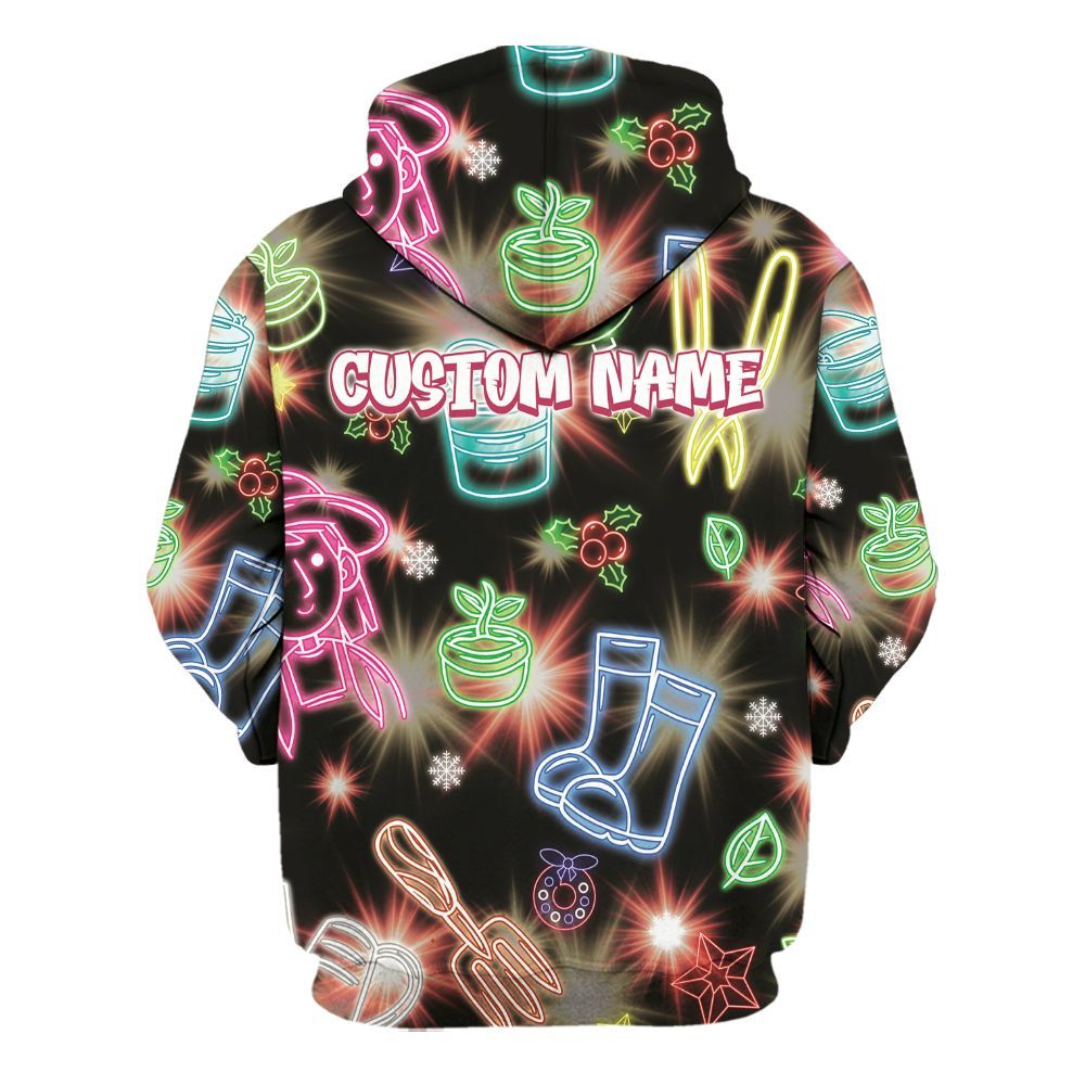 Amare Box Farm Garden Farm Girl Shirt, Christmas Farm, Farmer X-mas, Christmas Unisex Custom Name Gift For Farmer Unisex Hoodie