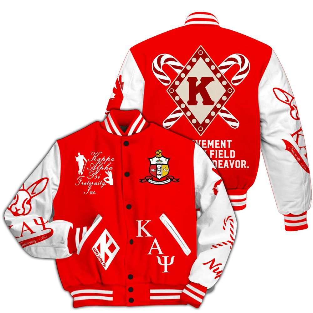 Ireishprint ΚΑΨ Varsity Jacket, Achievement In Every Field Of Human Endeavor Jacket ΚΑΨ Fraternity Jacket