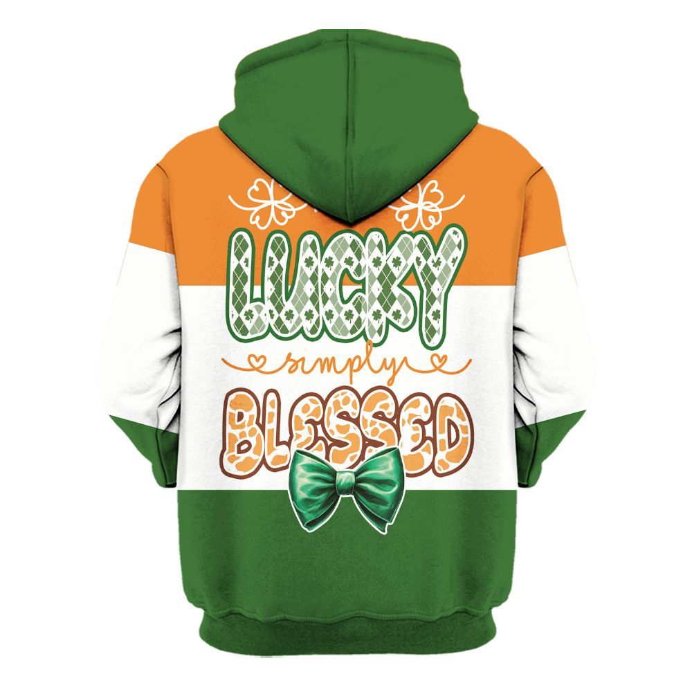 Amare Box Cow Farm Shirt, ST Patrick's Day Cow, Not Lucky Simply Luck, Cute Cow, Lucky Cow, Cow Shirt, Holiday Gift For Cow Lover Unisex Hoodie