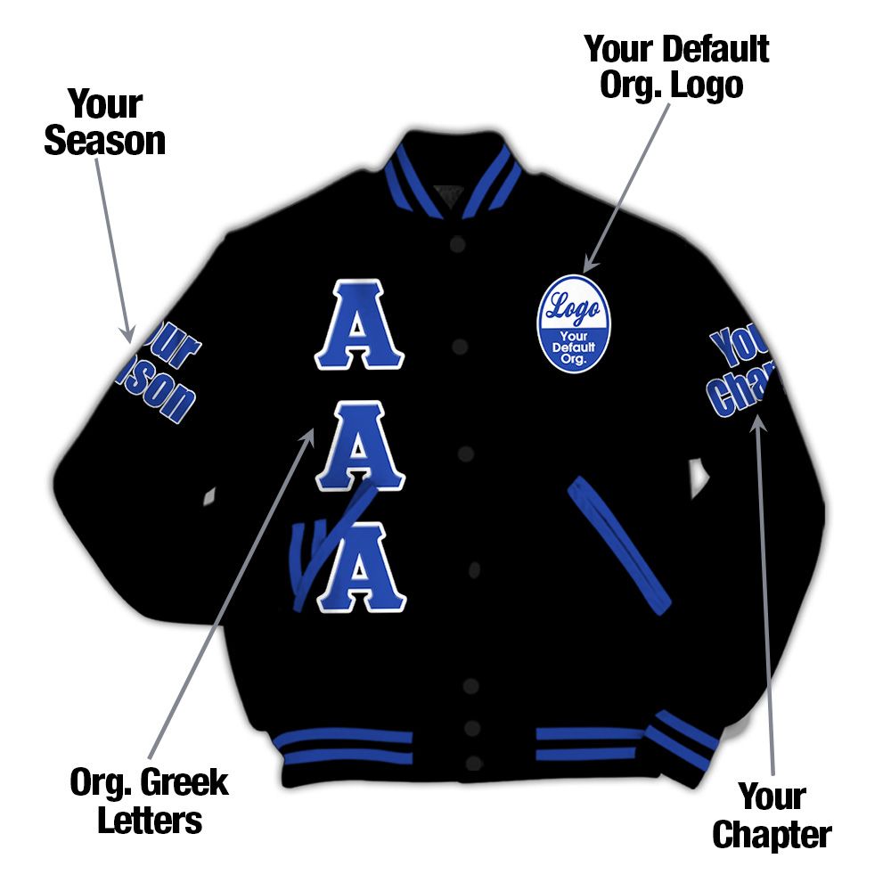 Custom Chapter Varsity Jacket, Zeta Phi Beta Sisterhood 1920 Sorority Jacket