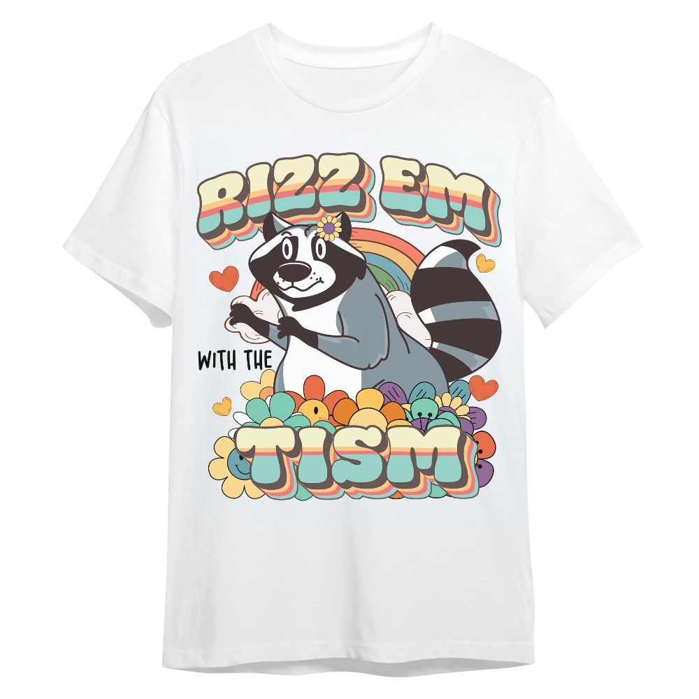 Amare Box Rizz Em With The Tism Autism Awareness Shirt, Neurodiversity SPED Team Therapist Unisex Shirt