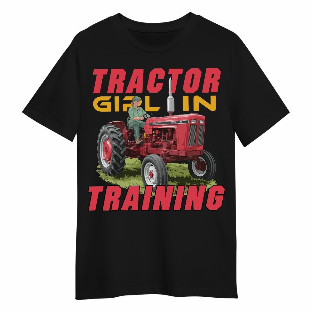 Amare Box Farm Tractor Shirt, Tractor Girl In Training, Love Tractor, Vintage Tractor, Girl Tractor, Gift For Farm Lover Unisex Shirt