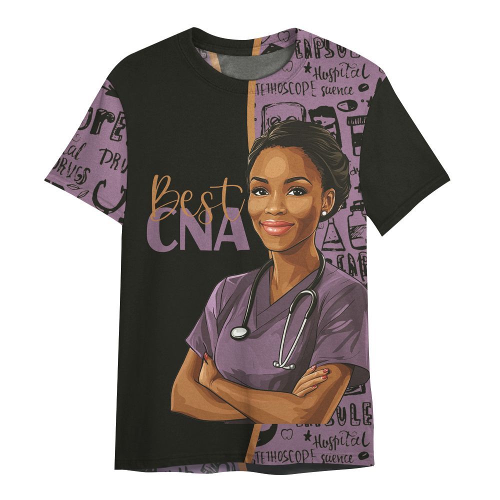Amare Box Nurse Shirt, Best CNA, Custom Name Shirt, CNA Stuff, Black Nurse, Nurse Clipart, Gift For CNA All Over Print Unisex Shirt