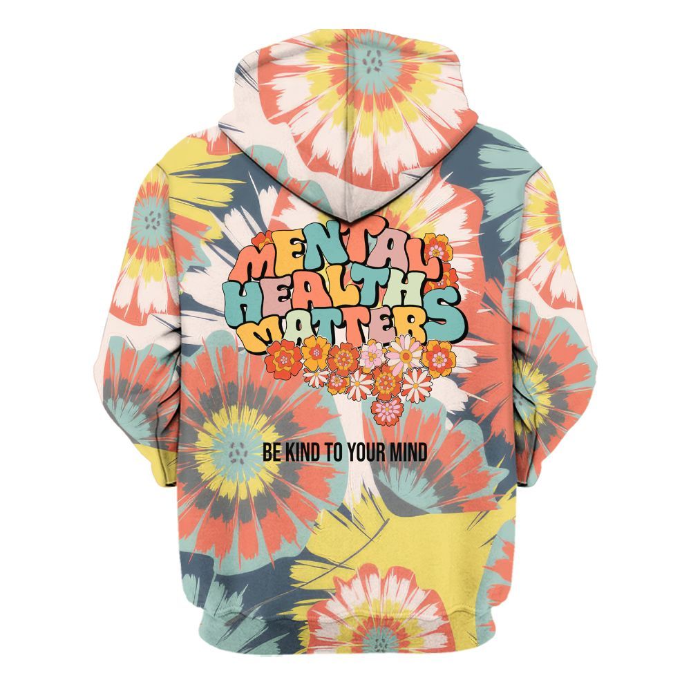 Amare Box Be Kind Mental Health Matters Shirt, Mental Heath Special Education Psychologist Unisex Hoodie