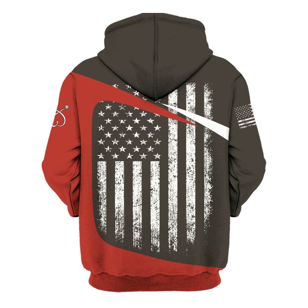 Amare Box Nurse Shirt, Nurse Live Love Save Lives, Custom Name, Nurse American Flag, Gift For Male Man, Gift For Nurse Unisex Hoodie