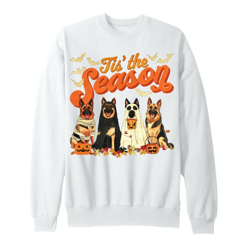 Amare Box Halloween Dog Shirt, Tis The Season Pet Cosplay Halloween Design Gift For Fan Unisex Sweatshirt