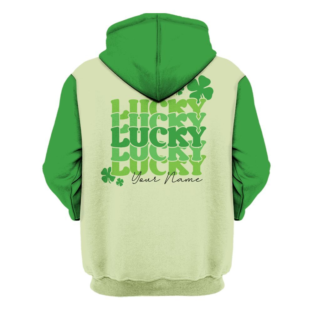 Amare Box Nurse Shirt, Lucky Nurse, Custom Name, Nurse St Patrick's Day, Gift For Nurse, Gift For St Patrick's Day Unisex Hoodie