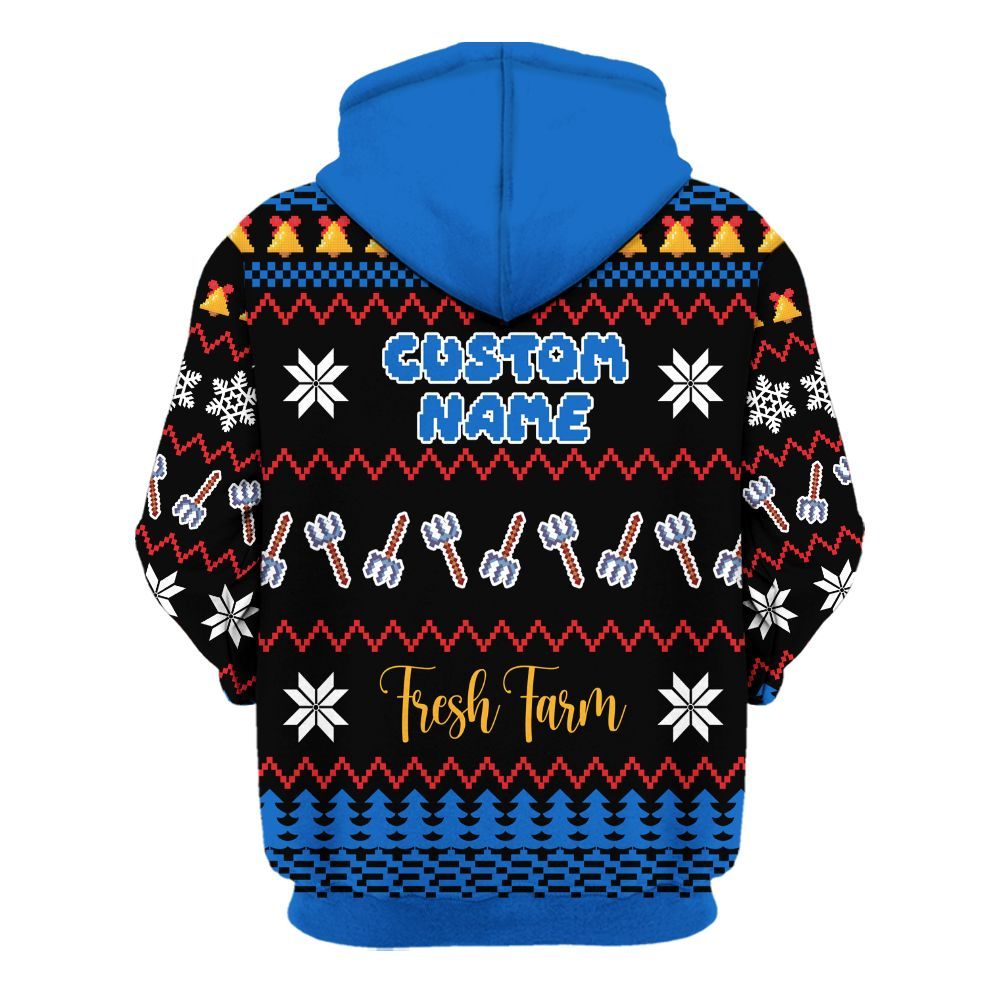 Amare Box Fresh Farm Shirt, Christmas Farm, Tractor For Famer, Holiday Christmas Unisex Custom Name Gift Shirt Unisex Hoodie