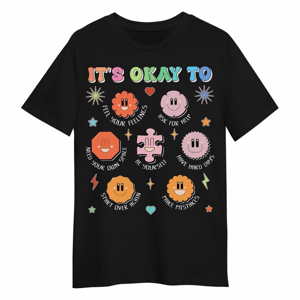 Amare Box It's Okay To Autism Awareness Shirt, Neurodiversity SPED Team Therapist Unisex Shirt
