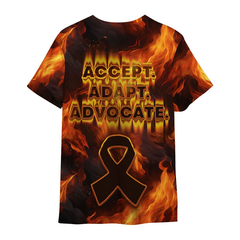 Amare Box Fire Autism Autism Awareness Shirt, Mental Heath Special Education All Over Print Unisex Shirt