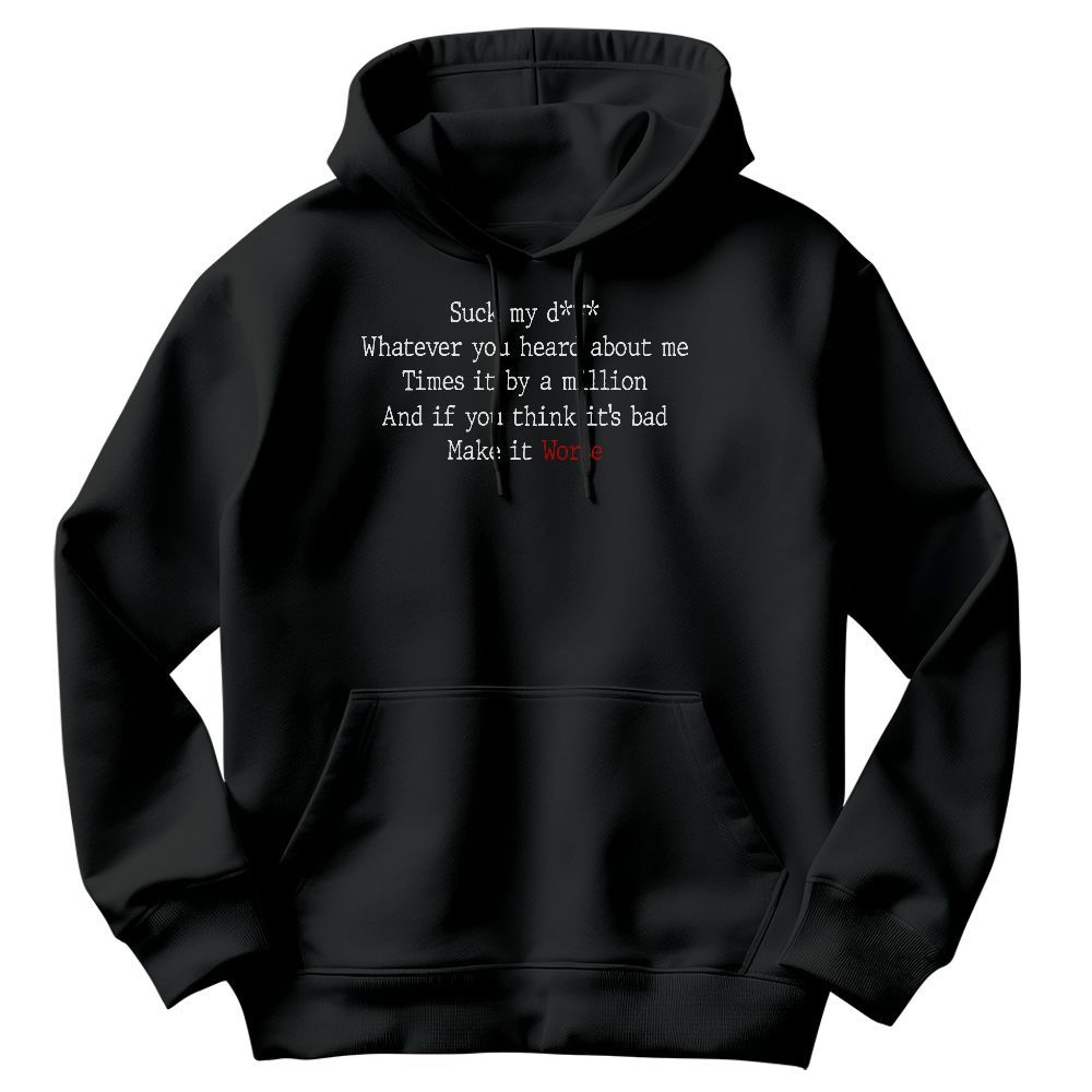 Amare Box Leah Loves Island Shirt, Funny Quote Make It Worse Retro, Beach Summer Collage Trendy Graphic Unisex Hoodie