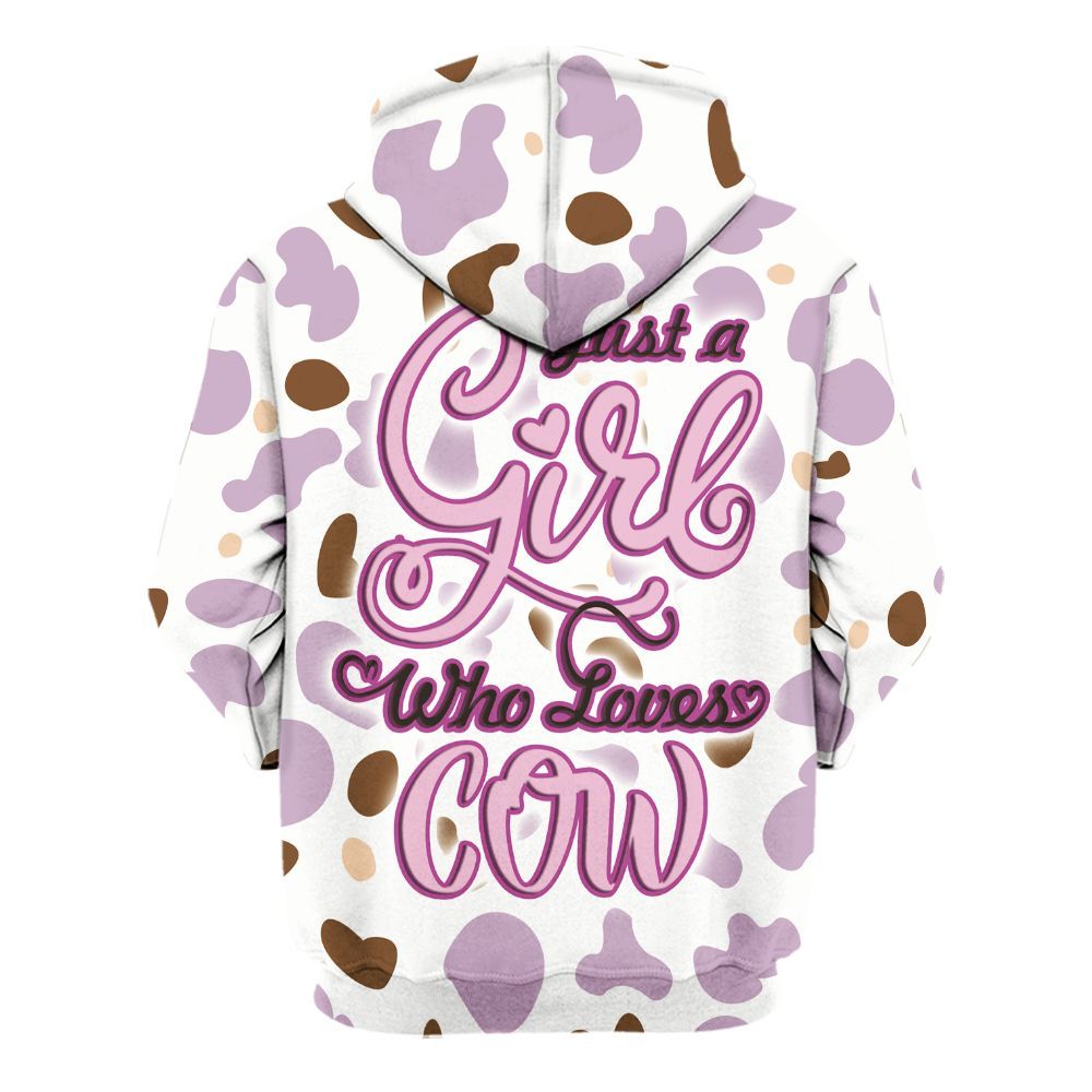 Amare Box Cow Farm Shirt, Just A Girl Who Loves Cow, Dairy Cow, Cow Shirt, Farm Shirt, Water Color Custom Name Gift Shirt For Cow Lover Unisex Hoodie