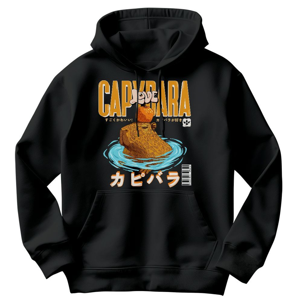 Amare Box Capybara Hot Spring Shirt, Supper Cute Capybara Lover Swimming Unisex Hoodie