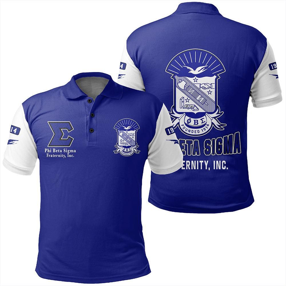 Phi Beta Sigma Varsity Polo Shirt T09