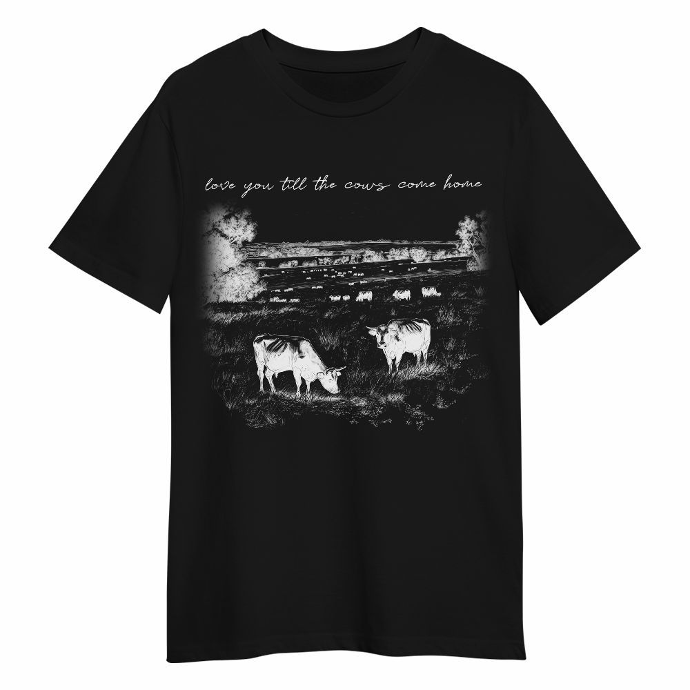 Amare Box Cow Farm Shirt, Valentine Cow, Love You Till Cows Come Home, Cow Life, Cow Shirt, Valentine Shirt Gift For Cow Lover Unisex Shirt