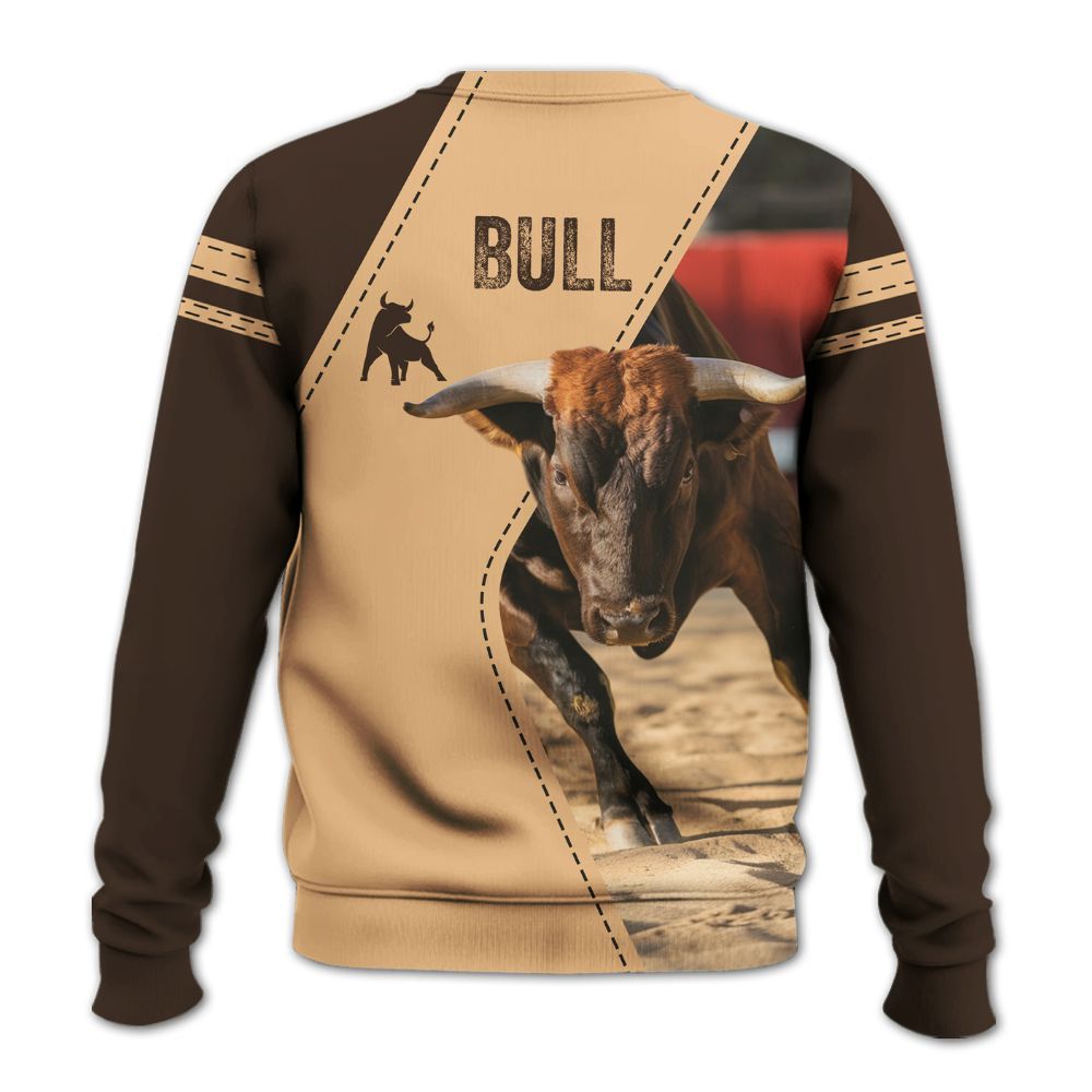 Amare Box Cow Farm Shirt, Muscular Bull, Bull Cattle, Cow Life, Cow Shirt, Farm Shirt, Cow Lover, Custom Name Gift Shirt For Farmer Knitted Sweater