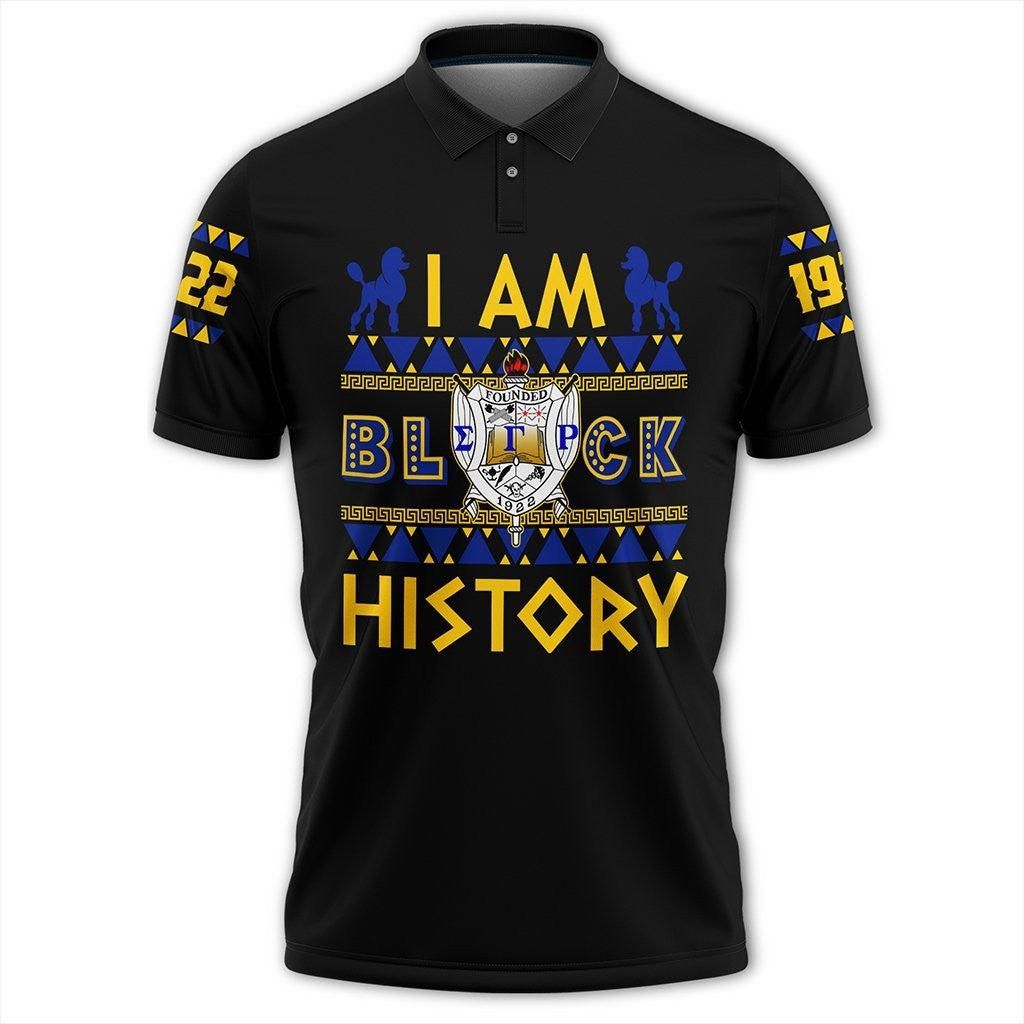 I Am Black History Sigma Gamma Rho Polo Shirt