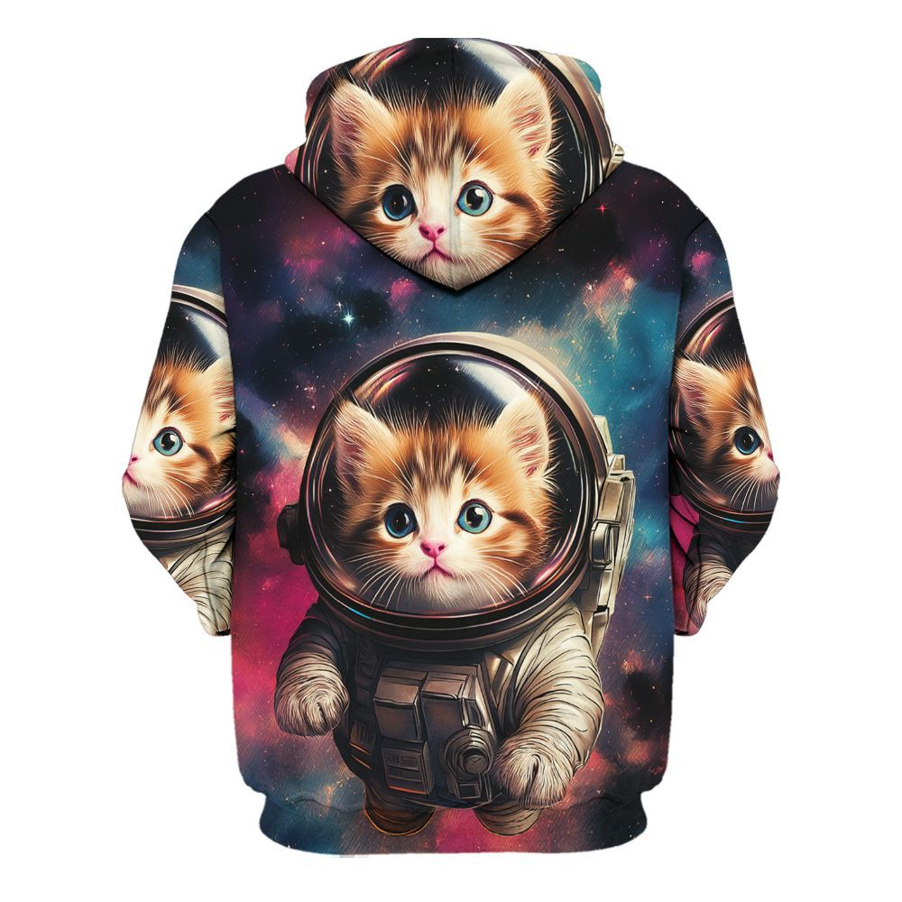 Amare Box Cat Taco Space Galaxy Shirt, Cat Lady Space Moon Funny Graphic Tee Unisex Hoodie