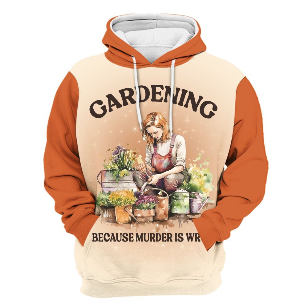 Amare Box Farm Shirt, Farm Garden, Gardening Because Murder Is Wrong, Garden Farm Gift For Her, Unique Gift Shirt For Farmer Unisex Hoodie