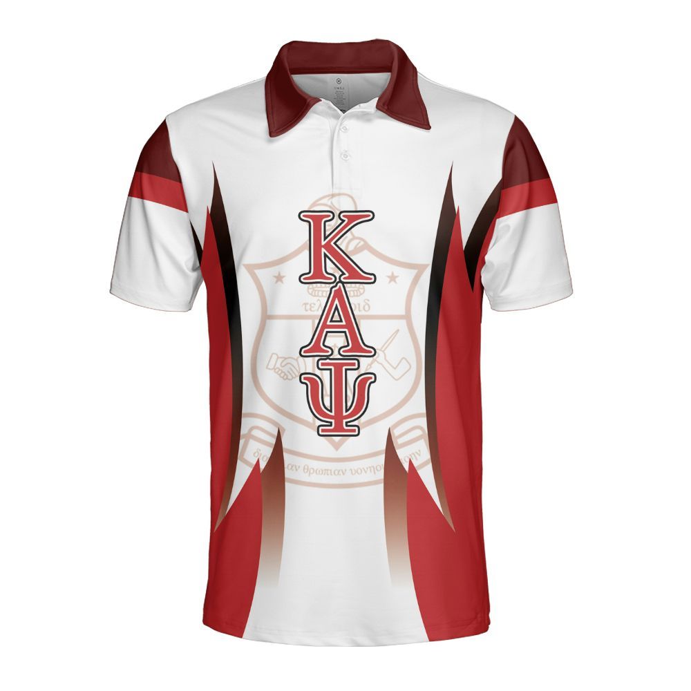 Ireishprint ΚΑΨ Polo Shirt, Krimson Style Kappa Nupe Gentlemen Polo Since 1911 Fraternity Polo Shirt