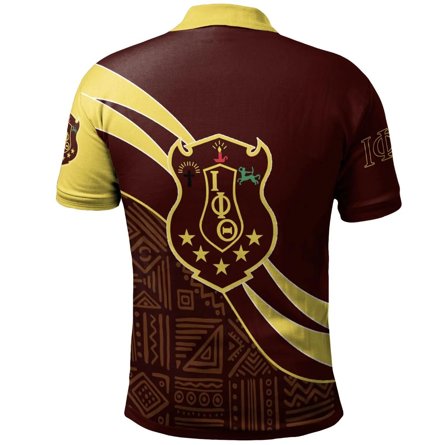 Iota Phi Theta Polo Shirt - Symmetrical Lines - BN27