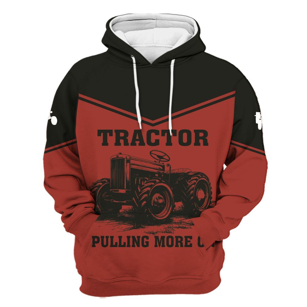 Amare Box Farm Tractor Shirt, Tractor Pulling More On, Custom Name Shirt, Tractor Vector, Vintage Tractor, Gift For Farm Lover Unisex Hoodie