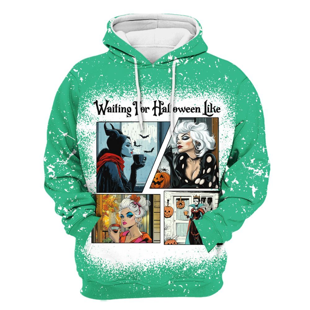 Amare Box Bleach Halloween Shirt, Movie Character Waiting For Halloween Like Vintage, Funny Trend Graphic Unisex Hoodie